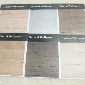 Luxury Wallpaper 100% Pure Silk Fabric Natural Material Wall Covering for Hotel High End Commercial Projects