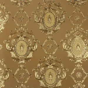 Luxury Wallpaper European Design Classical Metallic Laminated Vinyl Wallcovering