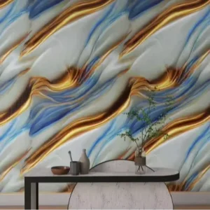 Luxury Waterproof Fireproof Stain Resistant Decorative Wallpaper