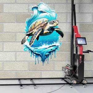 MK01 Automatic UV Inkjet Wall Printer Machine Indoor Outdoor 3D Mural Multi Color