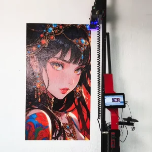 MK01 Vertical Wall Printer DX7 I1600 Printer Head Portable Design UV 3D Wall Printing Machine for Mural Decor Printed 4m