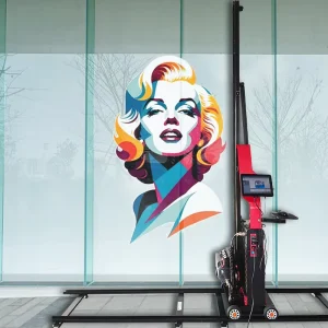MK01 Wall Printer Machine 5 Colors CYMK W Mural Art Painting Machine 3D UV Vertical Wall Printer