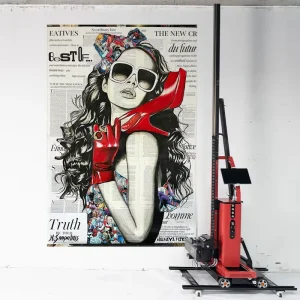 MK02 Glass Ceramic Wood Metals UV 3D 5D Vertical Wall Painting Printing Printer Device Equipement for Wall