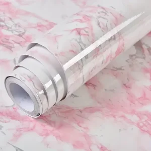 MOI 122cm Width PVC Marble Contact Paper Self Adhesive Waterproof Modern Design for Bedroom Home Decor Furniture Decoration