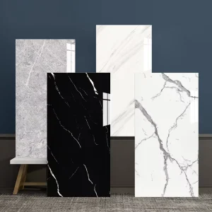 MOI 60cm*30/60cm Foam Marble Sheet Self Adhesive Peel and Stick Modern Bedroom Waterproof Marble Foil Wallpaper Rolls
