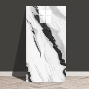 MOI 60cm*30cm Self Adhesive PET Waterproof Modern Kitchen Hotel Marble Wall Tile Sticker