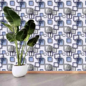 MOI Peel and Stick Wallpaper PVC Waterproof Removable Wall Covering Sticker for Living Room Bedroom Home Decoration