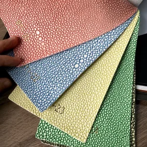 MOQ 5 Yard Per Color Luxury PVC Wallpaper Elastic Waterproof Upholstery Decorative Furniture Luggage Bags