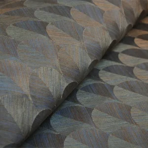MYWIND Handmade Brown Natural Fiber Wall Covering High Quality Sector Sisal Wallpaper for Interior Design