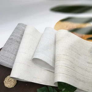 MYWIND New Design Natural Material Grasscloth Ramie Fabric Wallpaper for Interior Wall Decoration