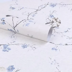 Made in Germany Modern Floral Wallpaper Rolls Non Woven 10.05×0.53m for Bedroom Kitchen Living Room Bathroom & Hotel