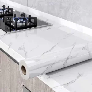 Marble Contact Paper Granite Wallpaper Peel and Stick Countertops Self Adhesive Removable Vinyl Paper for Kitchen Decoration