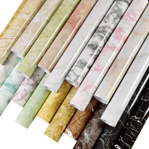 Marble Contact Paper Peel And Stick Wallpaper Self Adhesive Wall Paper Roll For Countertop Cabinets Kitchen Bathroom