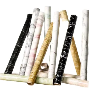 Marble Design Self Adhesive Waterproof Heat Resistant Contact Paper PVC Decorative Film Wall Furniture Wallpaper
