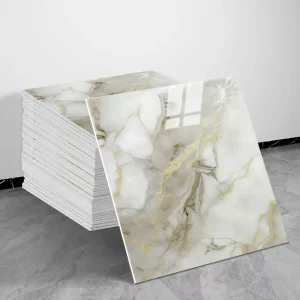 Marble Geometric Self-Adhesive Wallpaper Peel and Stick Thicken Foam Wallpaper Wall Panel for Home Decoration Background Wall