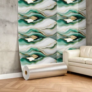 Marble Granite Stick Self Adhesive PVC Waterproof Kitchen Bathroom Wall Furniture Sticker Wallpaper Home Decor