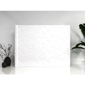 Marble Pattern Wall Stickers Self Adhesive Peel & Stick Wallpapers Easy to Clean Waterproof and Static Resistant Wall Panels