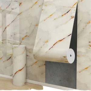 Marble Peel and Stick Wallpaper Waterproof Marble Contact Paper Self Adhesive Wall Sticks for Kitchen Bathroom