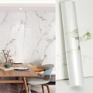 Marble Series Wallpaper Easy Installation Self-Adhesive Waterproof Wall Sticker for Kitchen Bedroom Interior Decoration