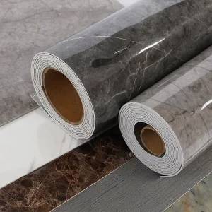 Marble Series Waterproof Self-Adhesive Wall Sticker for Interior Decoration for Kitchen Bedroom Hotel