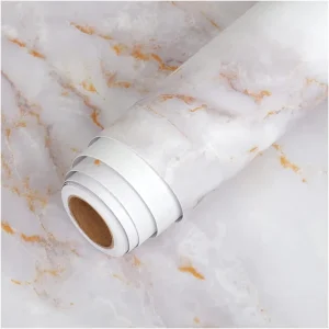Marble Sticker Self Adhesive Wallpaper for Bathroom Tile Sticky on Kitchen DIY Waterproof Home Decor PVC 3D Wallpaper Rolls