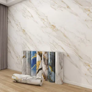 Marble Wall Sticker Waterproof Self-Adhesive 3D Foam Wall Panels for Kitchen Bathroom Home Decor