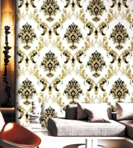 Marble Wallpaper Rolls Modern Design Embossed Waterproof PVC Material Supply China for Bedroom Home Decoration