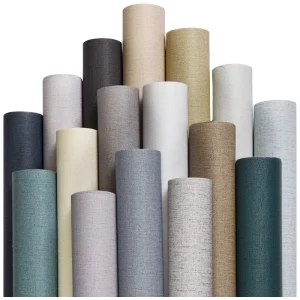 Matte Solid Color PVC Self Adhesive Wallpaper Modern Floral Design Peel Stick Contact Paper Roll for Bedroom Living Room Kitchen