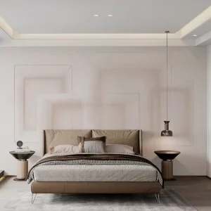 Minimalist 3D Wall Mural Custom Size Geometric Cube Pattern Wall Decor for Bedroom Modern Home Decor Peel and Stick Wallpaper