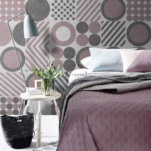 Minimalist Geometry Adhesive Wall 3D Mural Wallpaper for Living Room