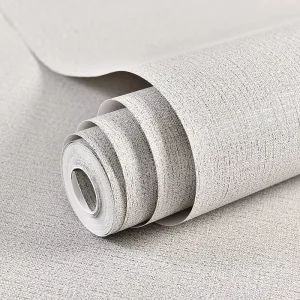 Minimally Colored Linen Self Adhesive Wallpaper for Bedrooms Living Rooms Hotels Background Walls and Room Decorations
