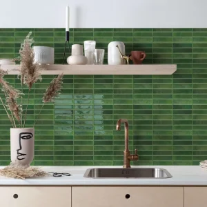 Modern 3D Art Removable Plant Cartoon Wall Stickers Easy-Remove Eco-Friendly Waterproof Durable HUCHENG PET+PU Rectangle