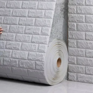 Modern 3D Brick PE Foam Wallpaper Wall Panel Wallpaper Rolls Wallpaper Factory Wall Papers Papiers Peints Papier Peint Mural