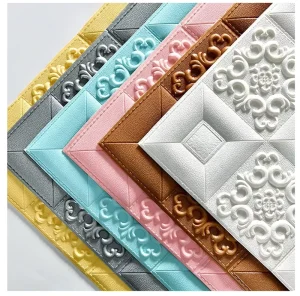Modern 3D Embossed PVC Wallpaper Waterproof Brick Wall Panel Living Room Kitchen Decoration Easy Peel and Stick Anti-Slip