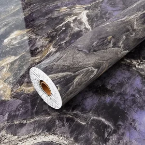 Modern 3D Foam Marble Board PVC Self-Adhesive Peel Stick Wallpapers