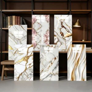 Modern 3D Geometric Design Peel & Stick Wallpaper Fireproof Soundproof Hotel Household Entertainment Use Apartment Wall Stickers
