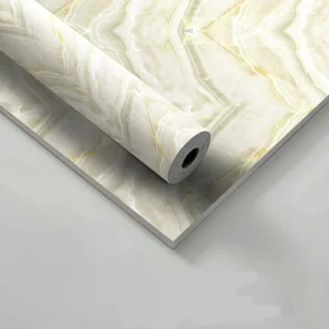 Modern 3D Geometric Wall Sticker Moisture proof Peel Stick Wallpaper for Home Bedroom Kitchen Hotel