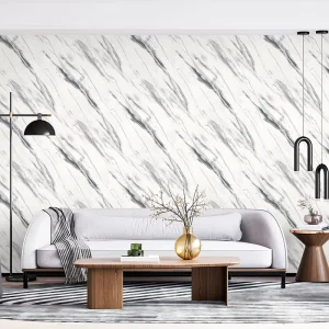 Modern 3D Marble Sticker Wallpaper Rolls Home Decoration PVC for Hall Living Room Walls