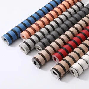 Modern 3D Metallic Luxury Geometric PVC Wallpaper Commercial Household Use Waterproof Fireproof for Home Decor Interior Factory