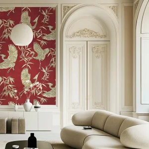 Modern 3D Non Woven PVC Wallpaper High Quality Living Room TV Background Wall Paper Waterproof Home Decor for Hotels