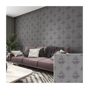 Modern 3D PE Foam Wallpaper for Home Decor Waterproof Soundproof Mural Ceiling in Nursery Bathroom Peel Stick Installation