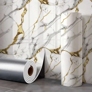 Modern 3D PET Self Adhesive Eco Friendly Waterproof Soundproof Wall Panel Stickers for Apartment Dining Bedroom Household Use