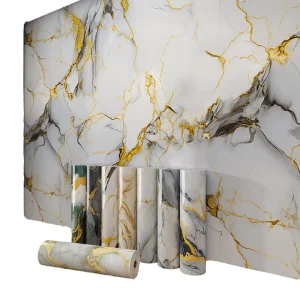 Modern 3D PVC Self Adhesive Geometric Wall Sticker Mould Proof Waterproof Home Decor Panels for Living Room Bedroom Kitchen
