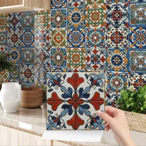 Modern 3D PVC Self Adhesive Wall Stickers Peel and Stick Wall Tile Self Adhesive Waterproof Backsplash Tiles for Bedroom