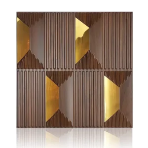 Modern 3D PVC Wall Panels for Interior Home Decor Waterproof Wavy Geometric Textured Accent Wall Paneling for Living Room TV