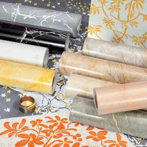 Modern 3D Self Adhesive Wall Wallpaper Waterproof Home Decor for Pink Bedroom and Living Room
