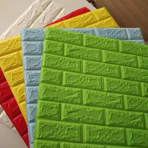 Modern 3D Self Adhesive Wallpaper New Design Textured Wall Papers for Home Decor Waterproof Imported Wall Covering