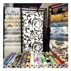 Modern 3D Stripe Design Wallpaper for Home and School Decoration Waterproof Graphic Wallpaper Solution