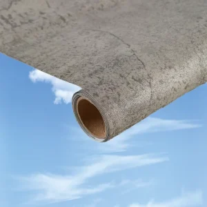 Modern 3D Textured Cement Wallpaper Brown Grey Paper PVC Waterproof Peel Stick Vinyl Self Adhesive Wallpaper