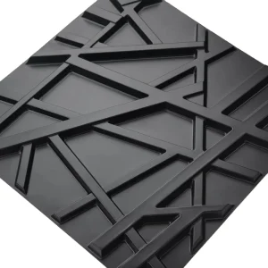 Modern 3D Textured PVC Wall Panel 50 x 50 cm 3D Wall Tiles for Interior Moisture-Proof Bathroom Household